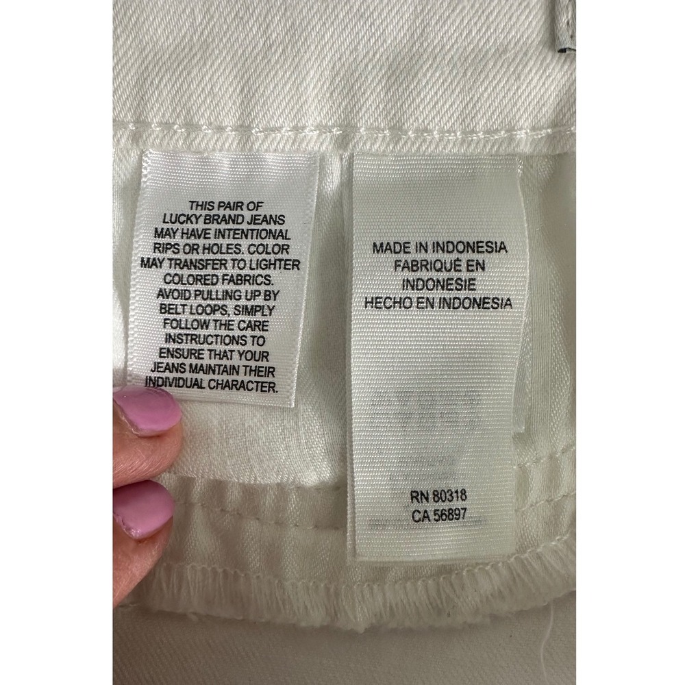Lucky Brand Ava Skinny Jeans Mid Rise Denim Size 14/32 Womens - Picture 9 of 11